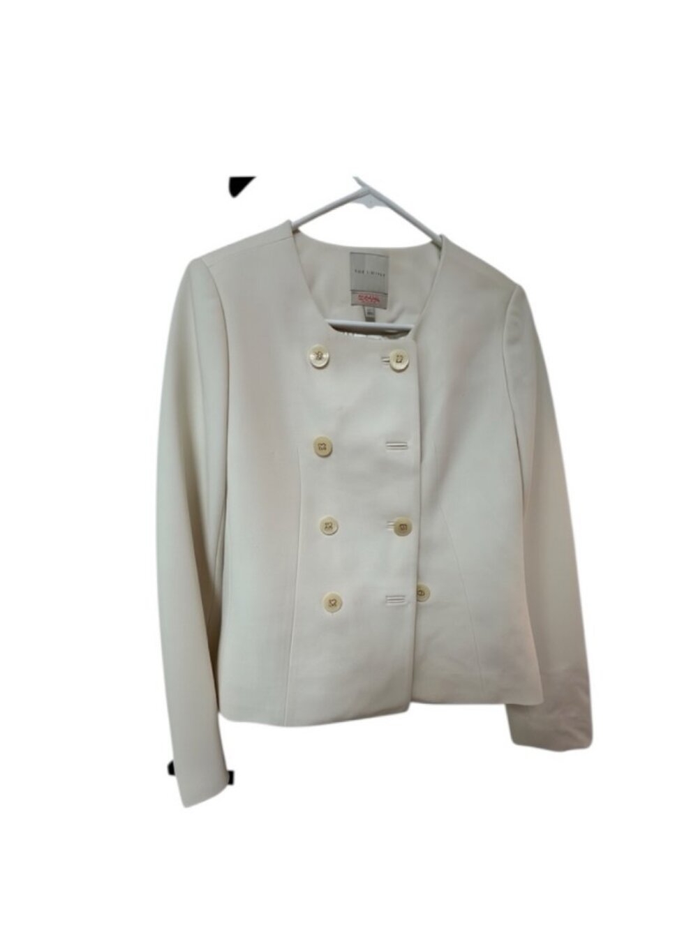 The Limited Scandal Collection Cream Double Breasted Blazer Size S
